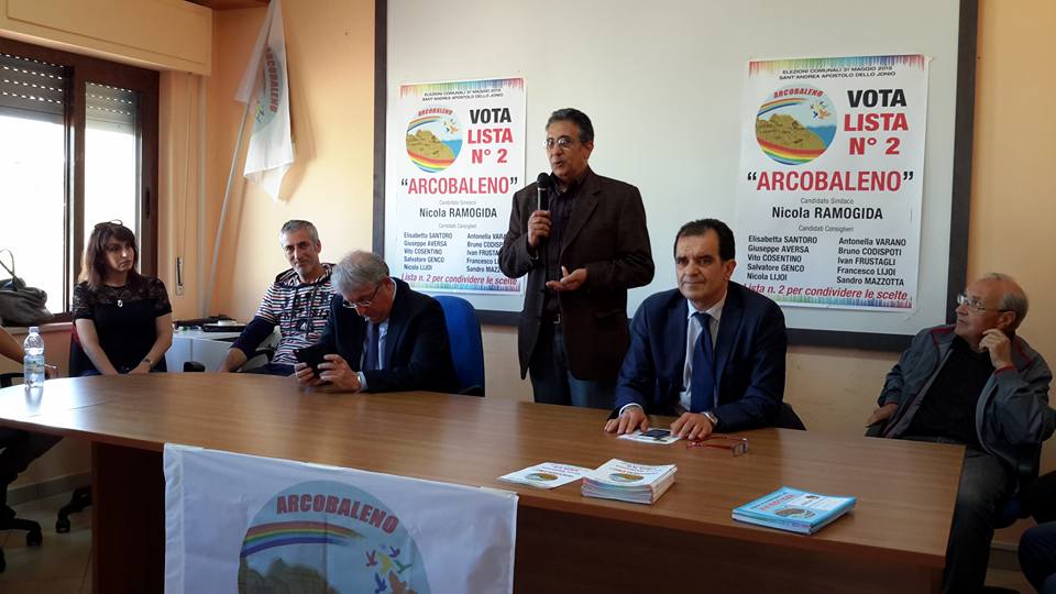 Bruno e Magorno a Sant’Andrea Apostolo a sostegno del candidato sindaco Ramogida