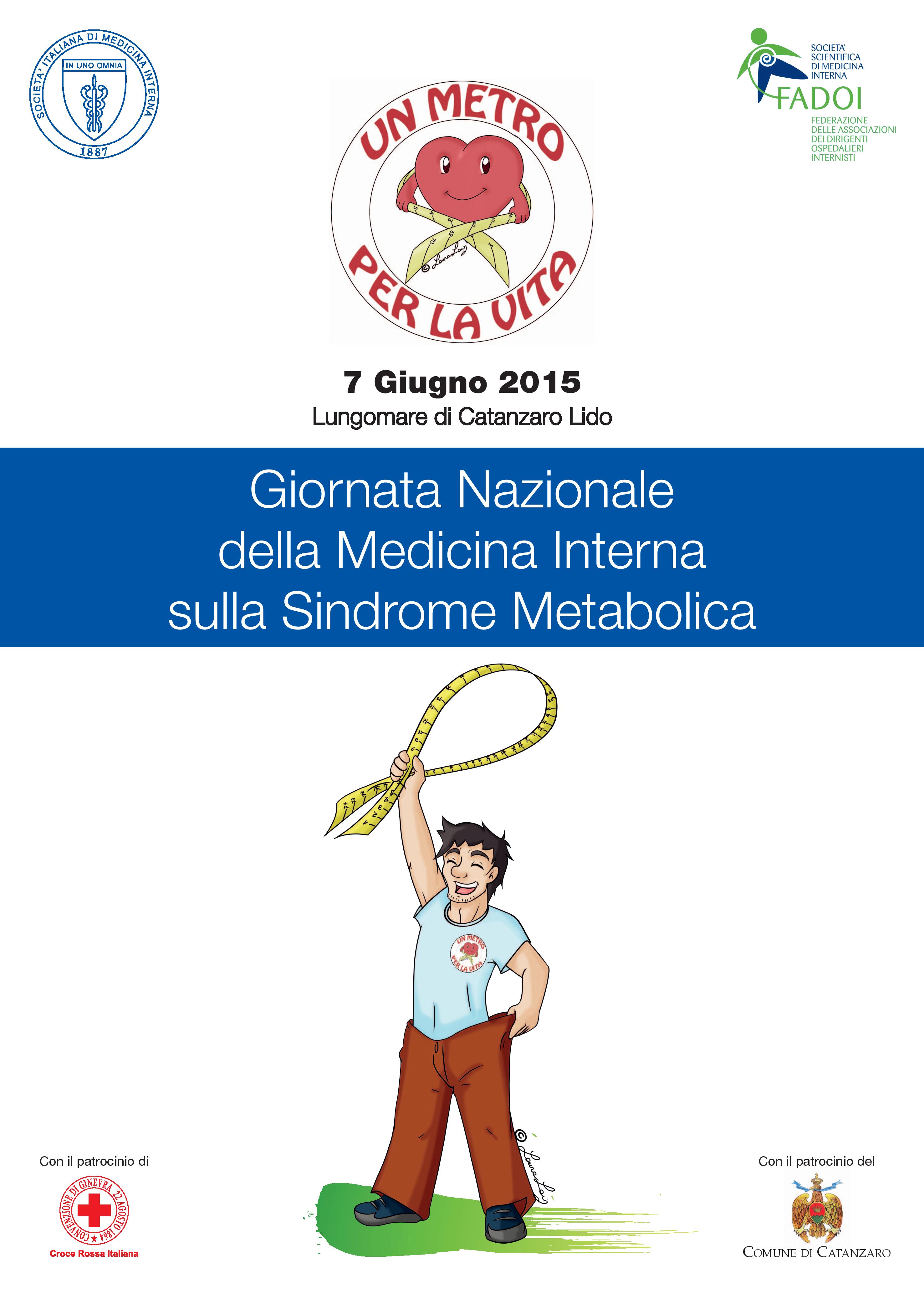 DOMENICA LA GIORNATA NAZIONALE SULLA SINDROME METABOLICA