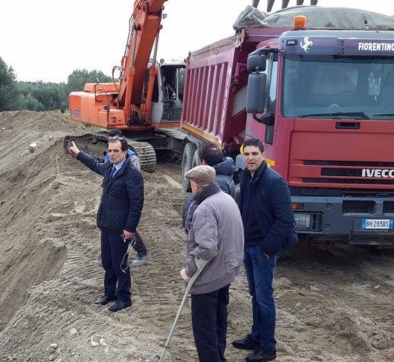 Manutenzione dei fiumi: sopralluogo del presidente Bruno a Caminia