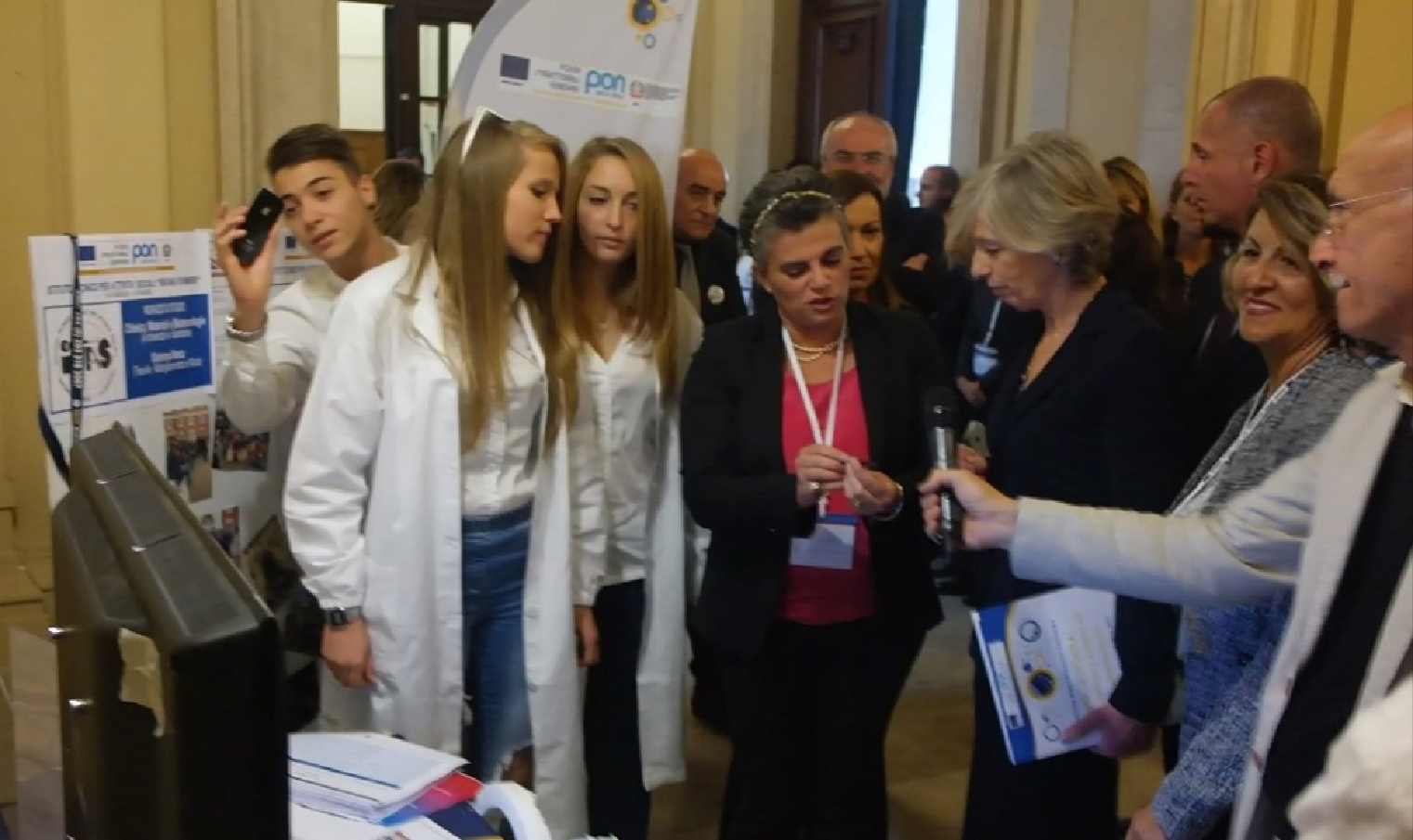 IL MINISTRO DELLA PUBLICA ISTRUZIONE STEFANIA GIANNINI INCONTRA L’ITAS B. CHIMIRRI