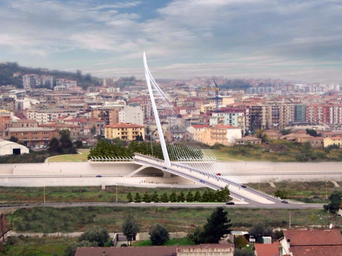 Cosenza, è il gran giorno del ponte di Calatrava