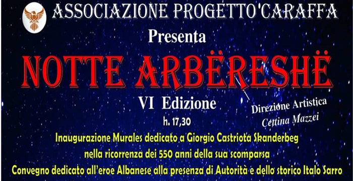 Caraffa di Catanzaro/ Domenica 19 agosto la sesta edizione della notte arbereshe, il borgo rivive il fascino dell’etnia