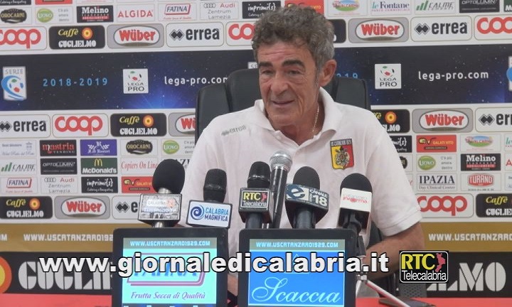 Calcio, Catanzaro/ Auteri a RTC: “Juve Stabia forte ma  dobbiamo sfruttare l’occasione per accorciare la classifica” (Video)