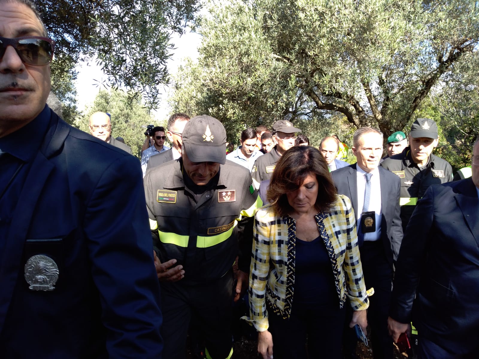 La presidente del Senato Casellati a Lamezia nelle zone colpite da alluvione (TG RTC)