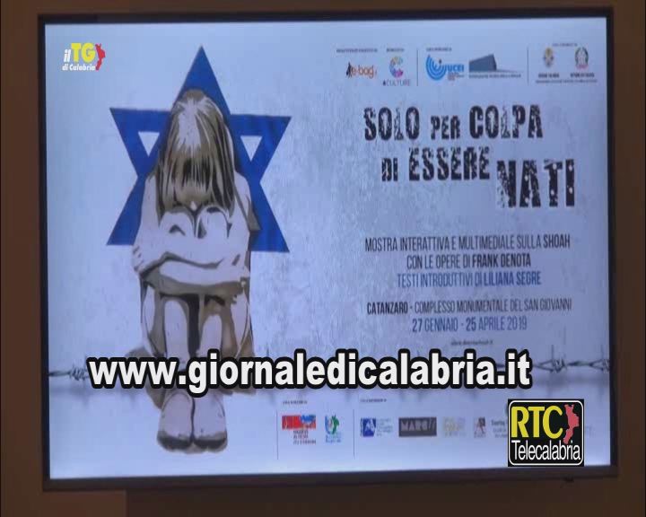 Catanzaro/ Inaugurata la mostra sulla Shoah “Solo per colpa di essere nati” (Video)