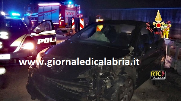 Incidenti stradali, auto fuori strada: un ferito sulla SS 280