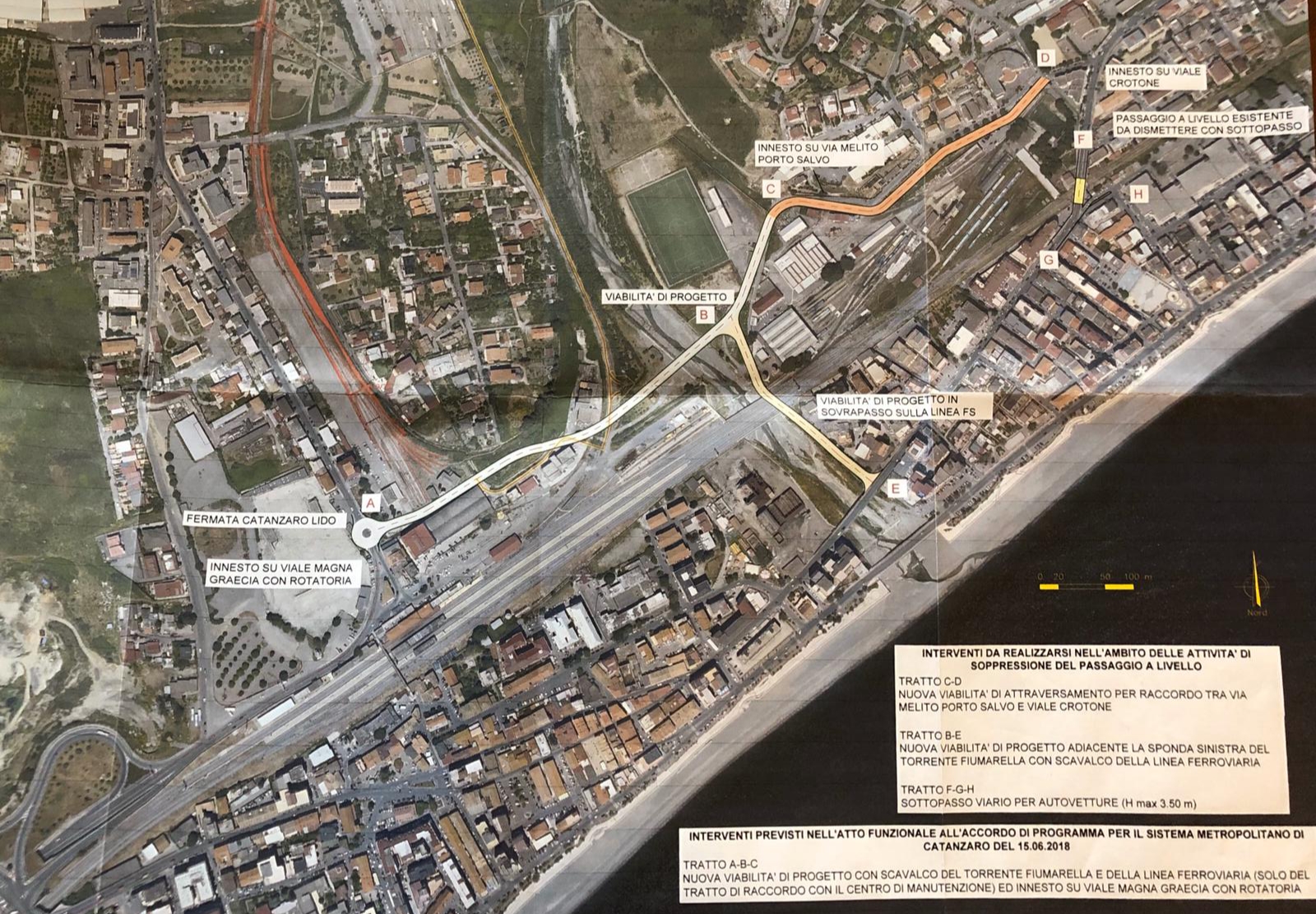 Catanzaro/ Ok al progetto eliminazione del passaggio a livello di Viale Crotone