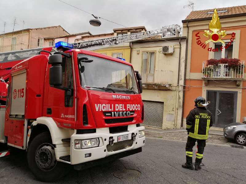 Maltempo, numerosi interventi dei Vigili del fuoco in tutta la provincia di Vibo Valentia