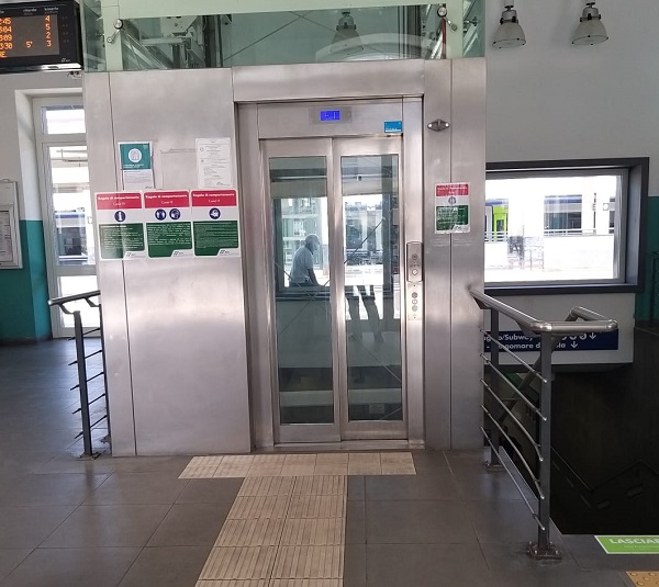 Ferrovie, tre nuovi ascensori alla stazione di Paola