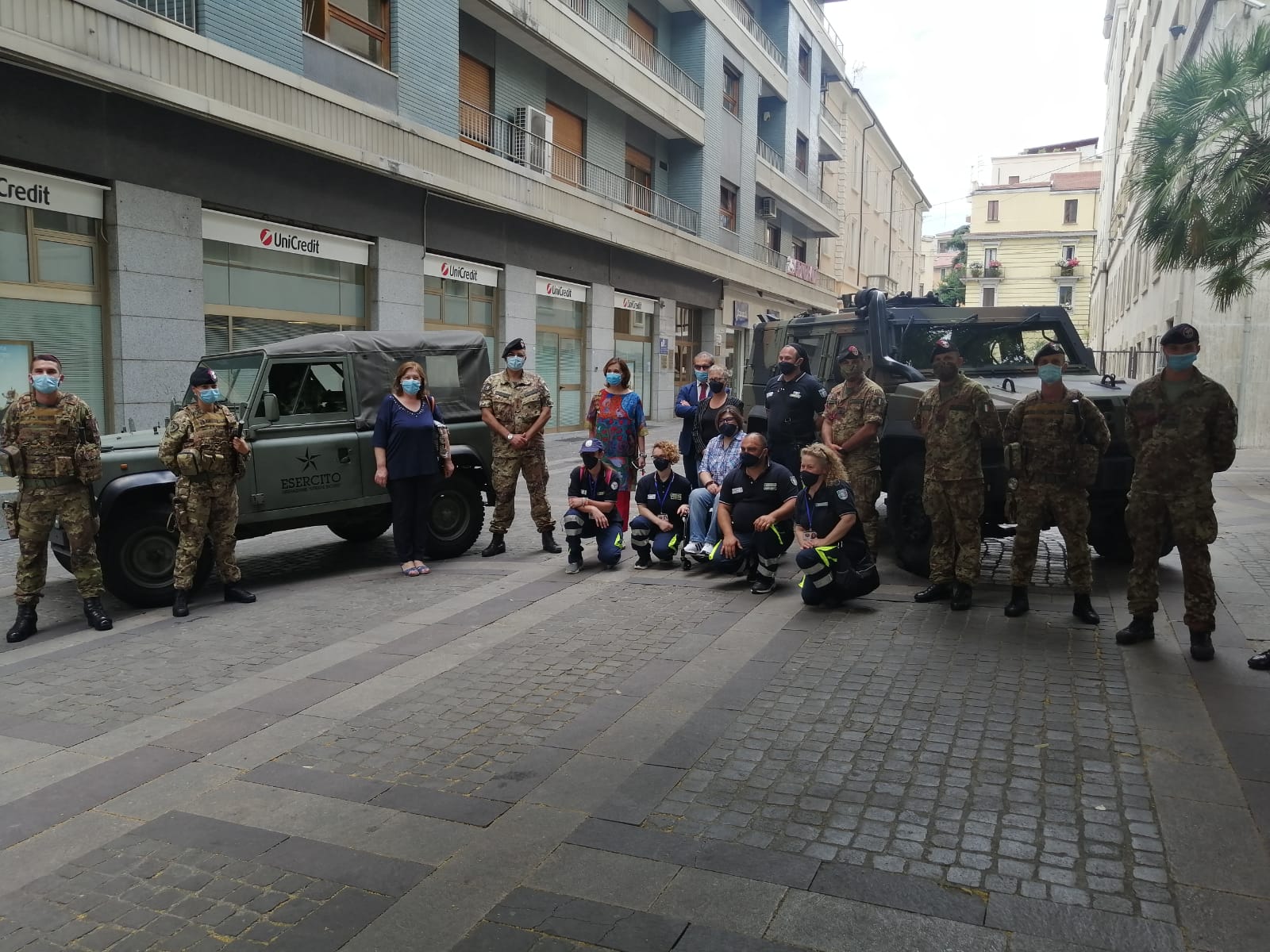 Cosenza, cerimonia di consegna dei Dispositivi di protezione individuale donati dall’associazione “Noi con Voi”