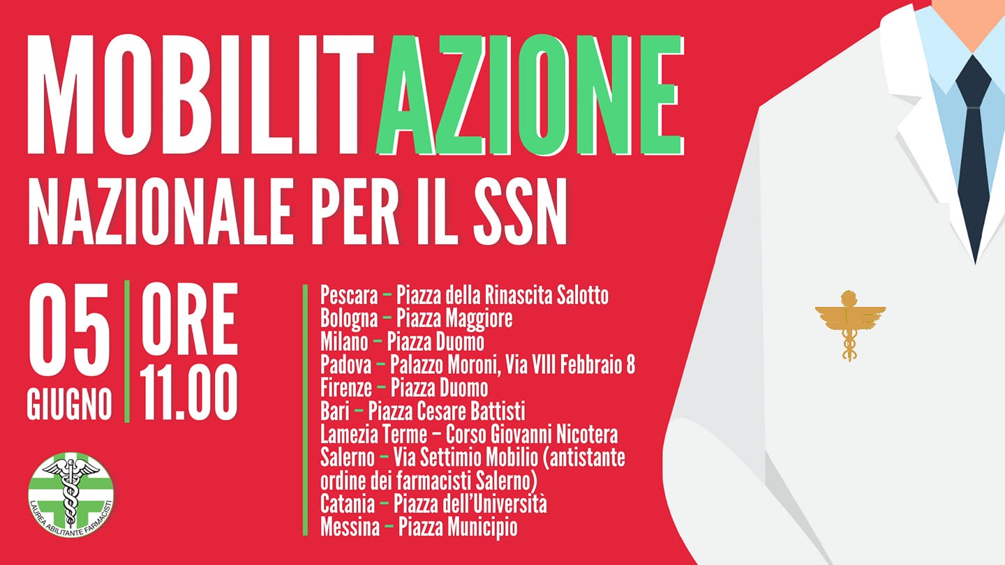 Covid19, i neo farmacisti in piazza per chiedere la laurea abilitante in Farmacia per l’anno 2020