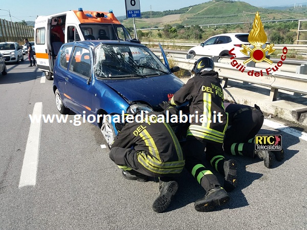 Incidente stradale sulla Ss280 Catanzaro-Lamezia