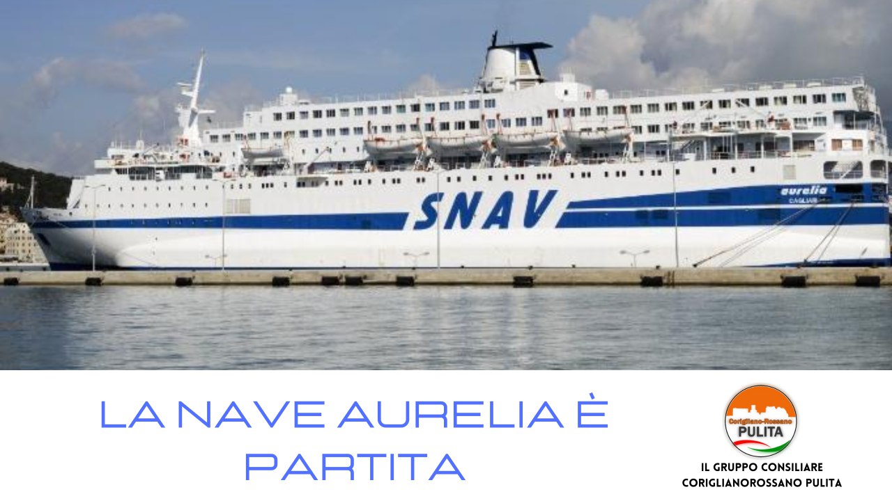 Corigliano-Rossano, la nave Aurelia è partita