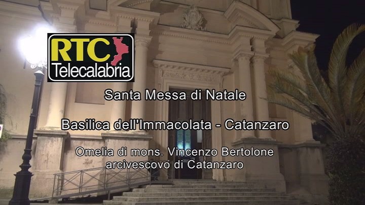 Catanzaro, la messa di Natale celebrata da mons. Bertolone oggi su RTC