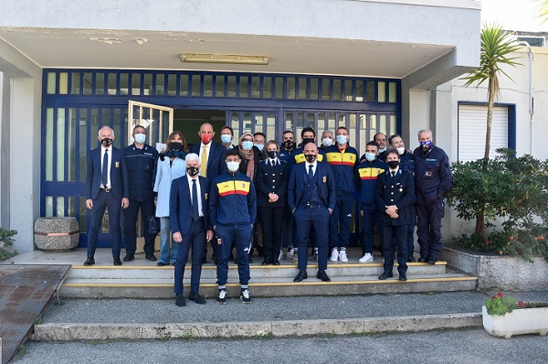 Una delegazione del Catanzaro Calcio visita la Casa Circondariale “Ugo Caridi”