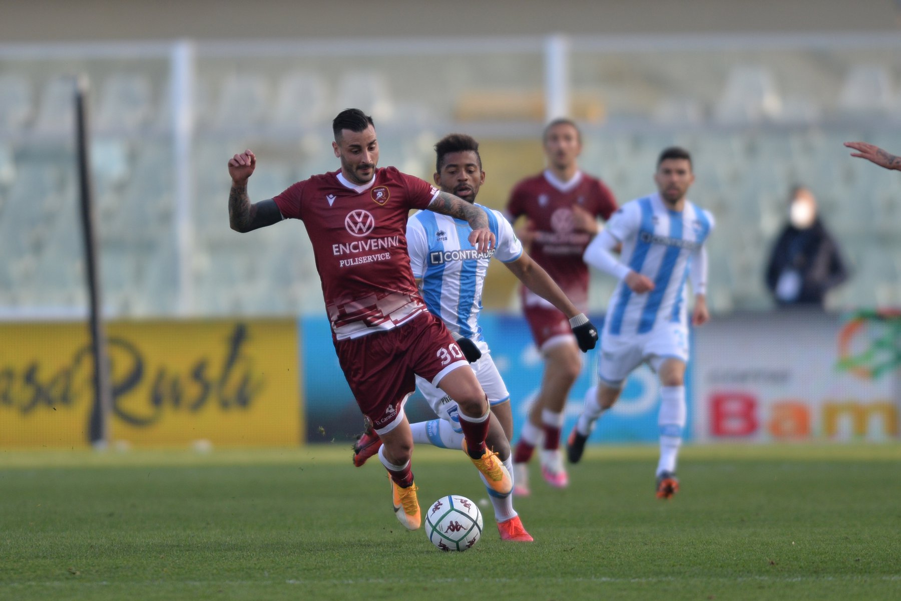 Reggina-Entella 1-0, decide Montalto su rigore