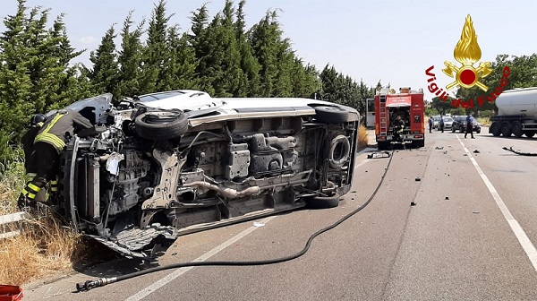 Incidente stradale sulla SS106 all’altezza di Simeri Mare