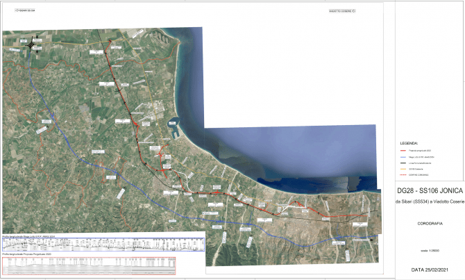 Costerà 500 mln il nuovo tratto della SS 106 Sibari-Corigliano Rossano