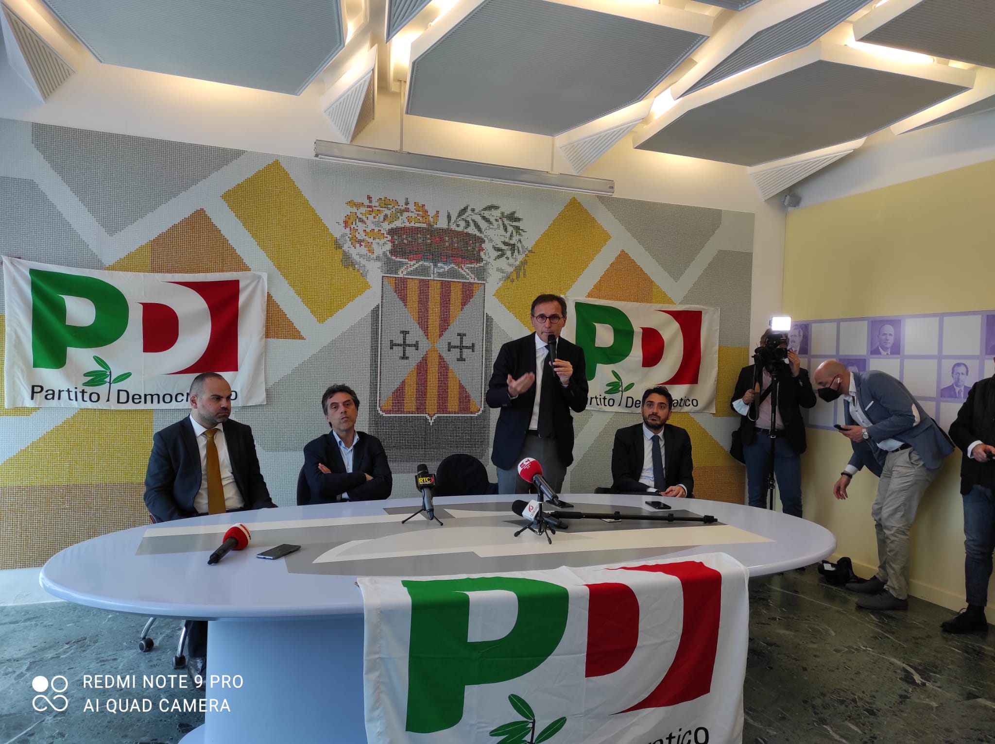 Catanzaro, Boccia ha presentato la lista Pd