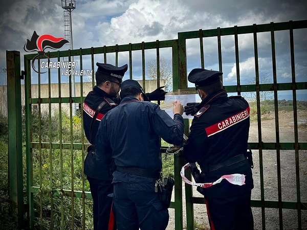 Smaltimento illecito di rifiuti, sequestrata un’azienda a Vibo