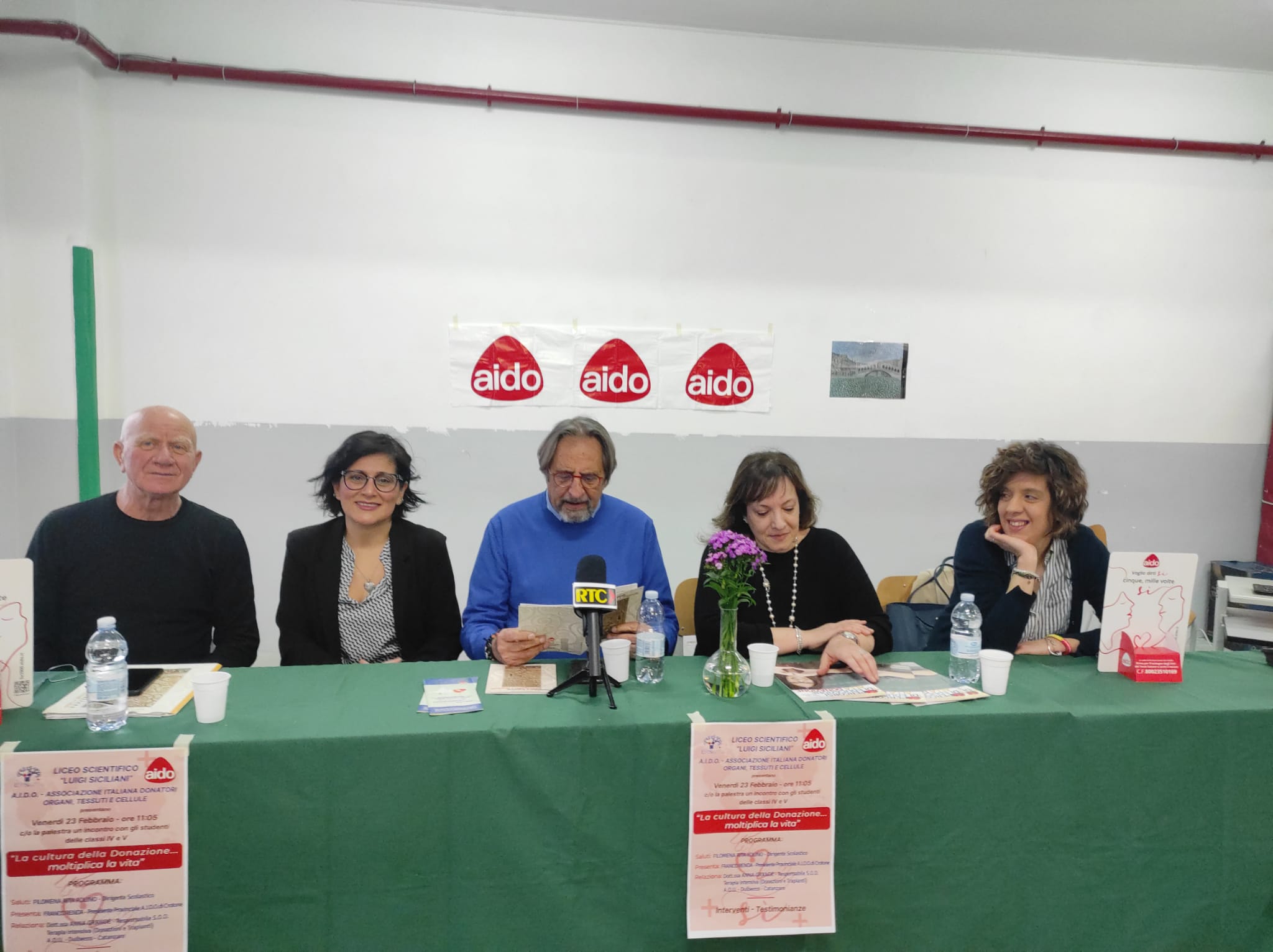 “La cultura della Donazione…moltiplica la vita”, incontro nel Liceo Scientifico Siciliani di Catanzaro