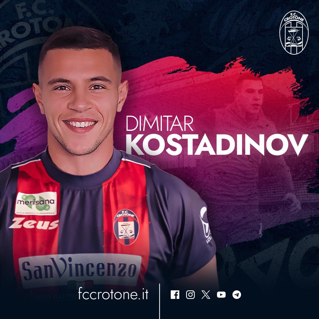 Calciomercato, 3 arrivi in casa Crotone in attesa del gong: Kostadinov, Battistini e Costa