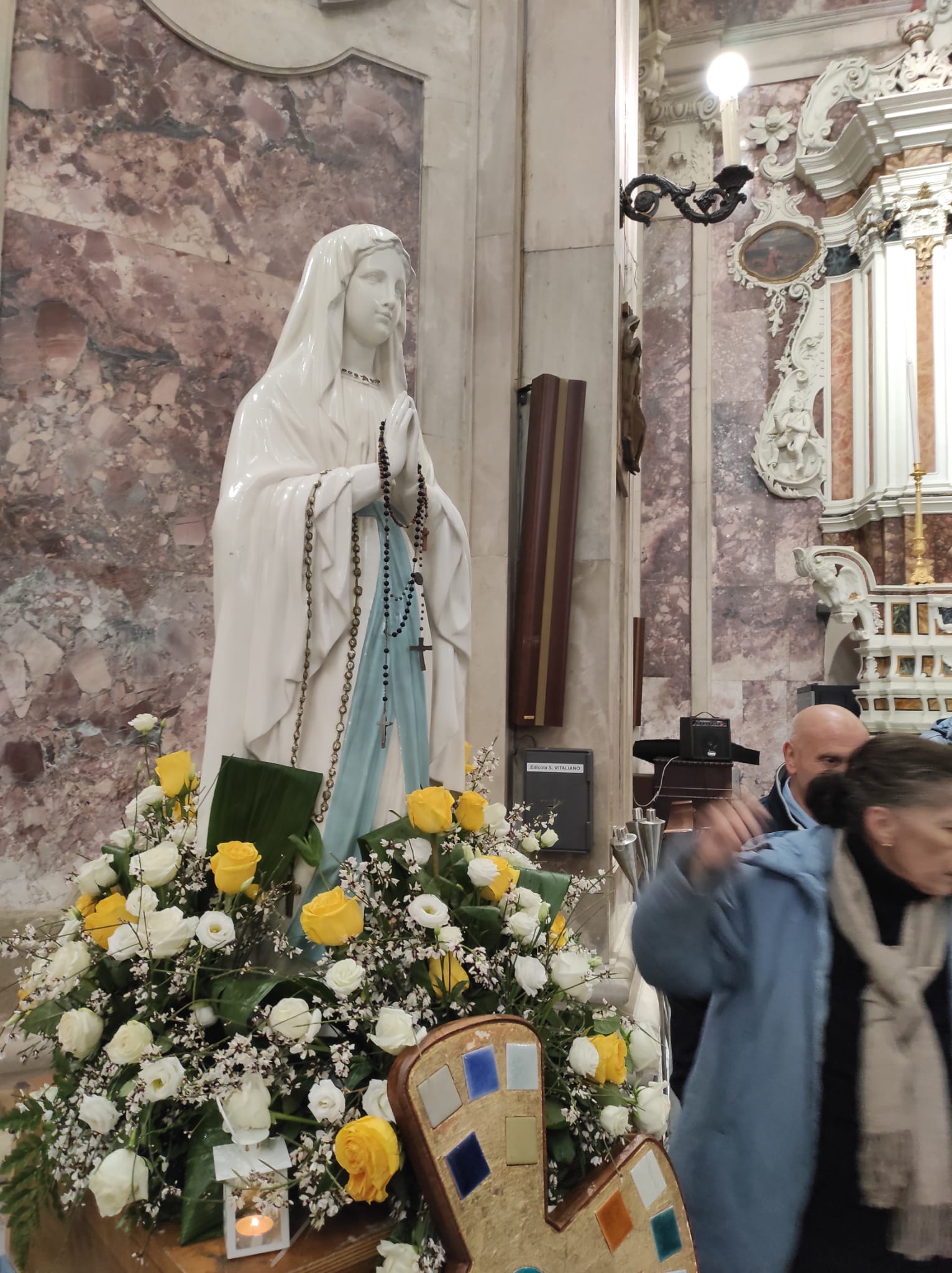 L’immagine della Madonna di Lourdes a Catanzaro. Celebrata a Squillace la “Giornata Mondiale del Malato”