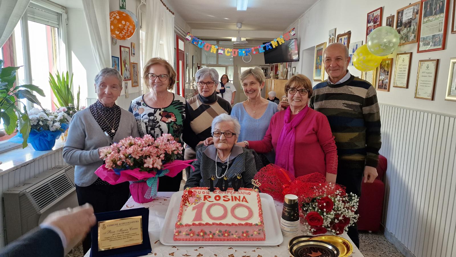 Festa grande a Decollatura per i 100 anni di Rosa Cerra