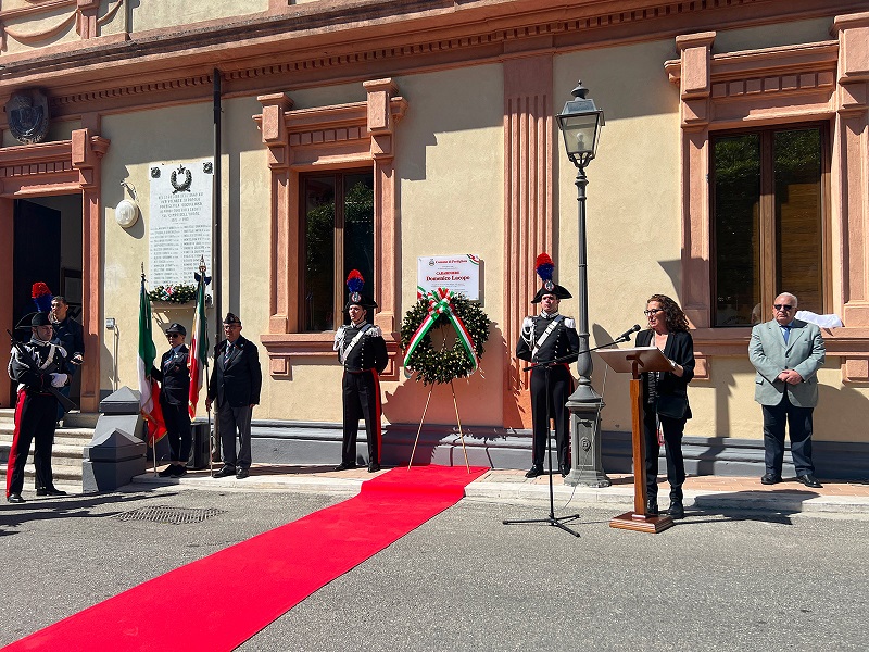 Portigliola, manifestazione per ricordare il carabiniere Domenico Lacopo alla presenza del sottosegretario Ferro