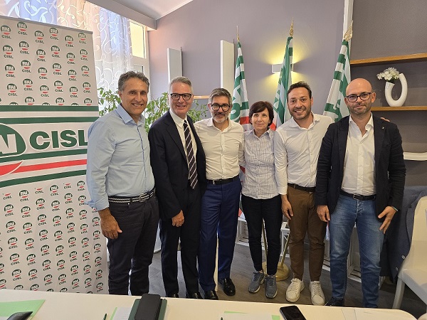 Da sinistra Cesare Carvelli, Stefano Lucia, Onofrio Rota, Felicia Galati, Daniele Gualtieri, MIchele Sapia