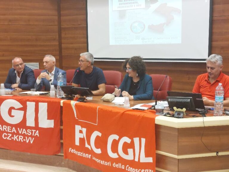 Enzo Scalese, Angelo Sposato, Mimmo Denaro, Giovanna Fracassi, Alfonso Marcuzzo - Cgil Scuola