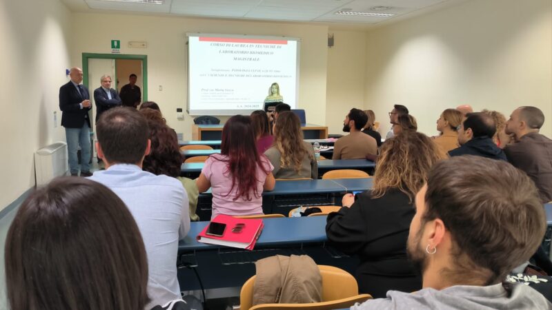 Umg, giornata di benvenuto ai nuovi iscritti al Corso di Laurea in Tecniche di Laboratorio Biomedico