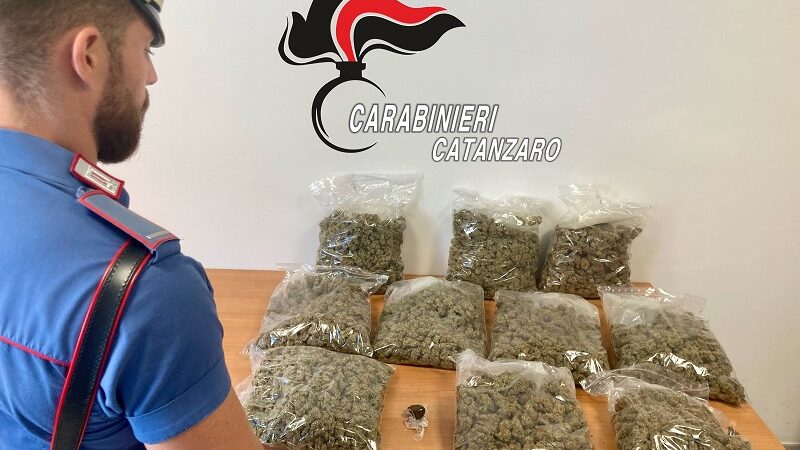 Lamezia, in auto con oltre 5 chili di marijuana: arrestato un ventottenne