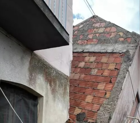 Maltempo, crollata una casa disabitata a San Pietro a Maida