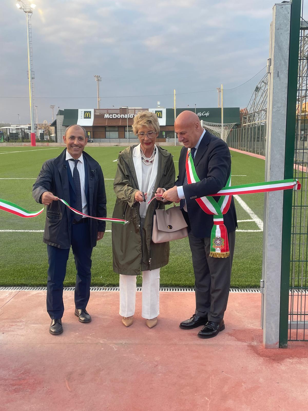 Crotone, inaugurato il centro sportivo “Campo di Tufolo” dopo i lavori di riqualificazione