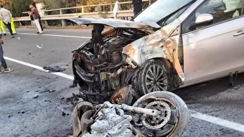 Scontro auto-moto sulla statale 106 a Corigliano: un morto e due feriti il tragico bilancio